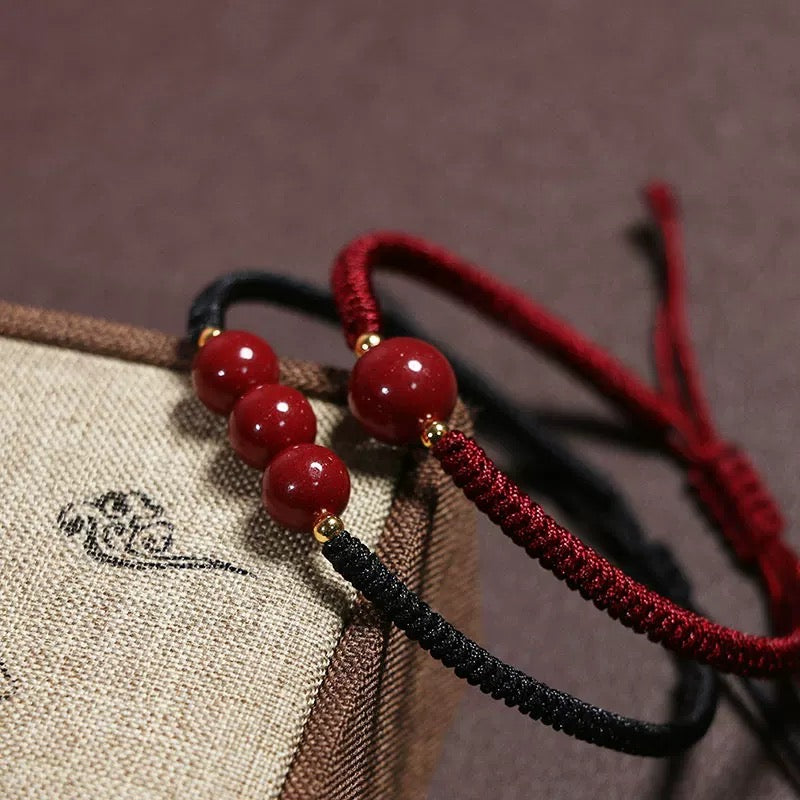 Cinnabar birth year bracelet
