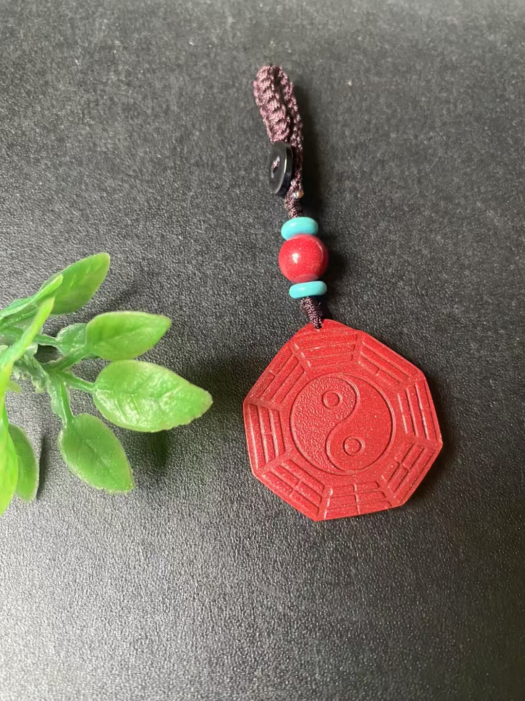 Cinnabar keychain, pendant.