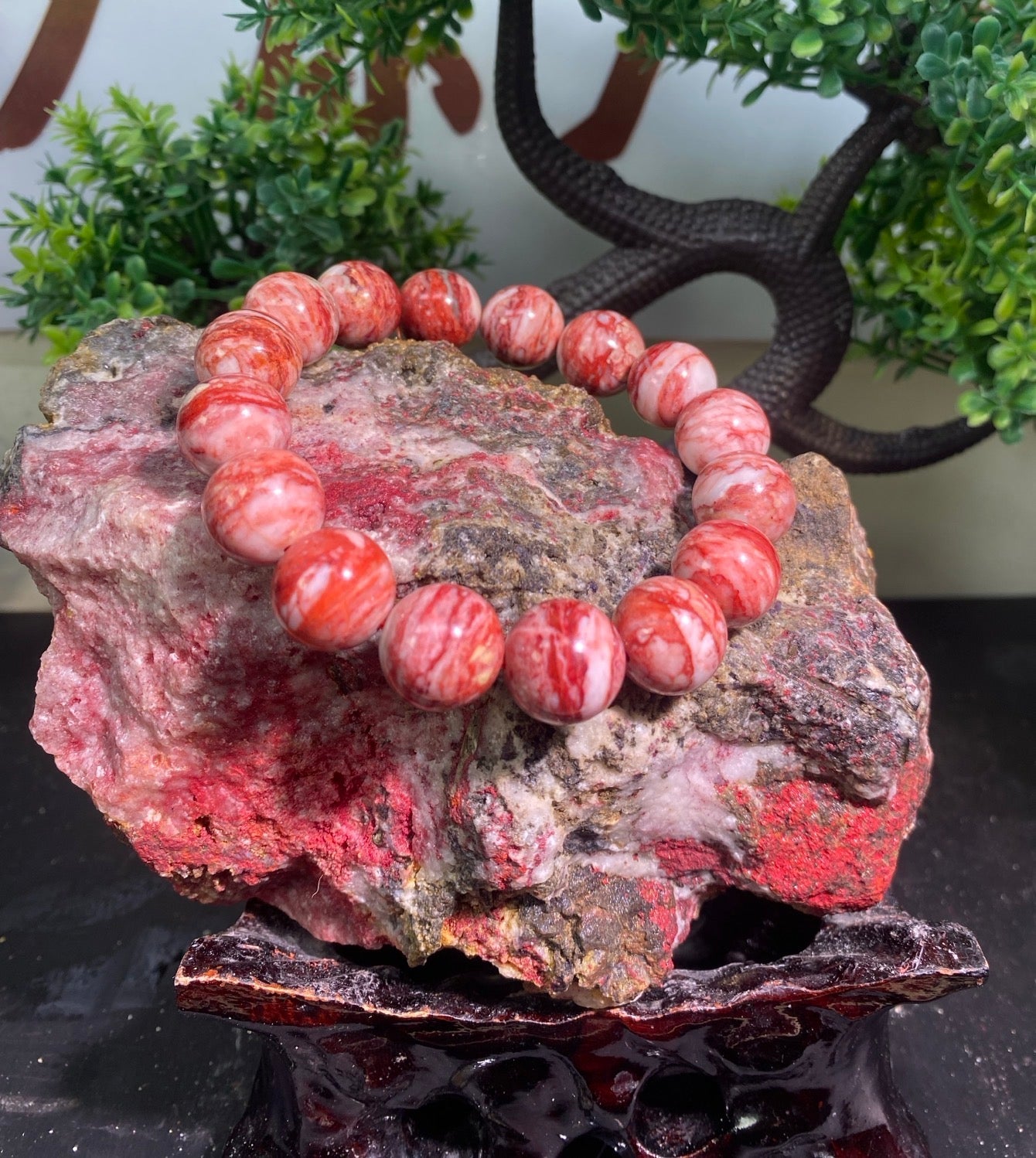 天然朱砂Natural cinnabar raw stone series