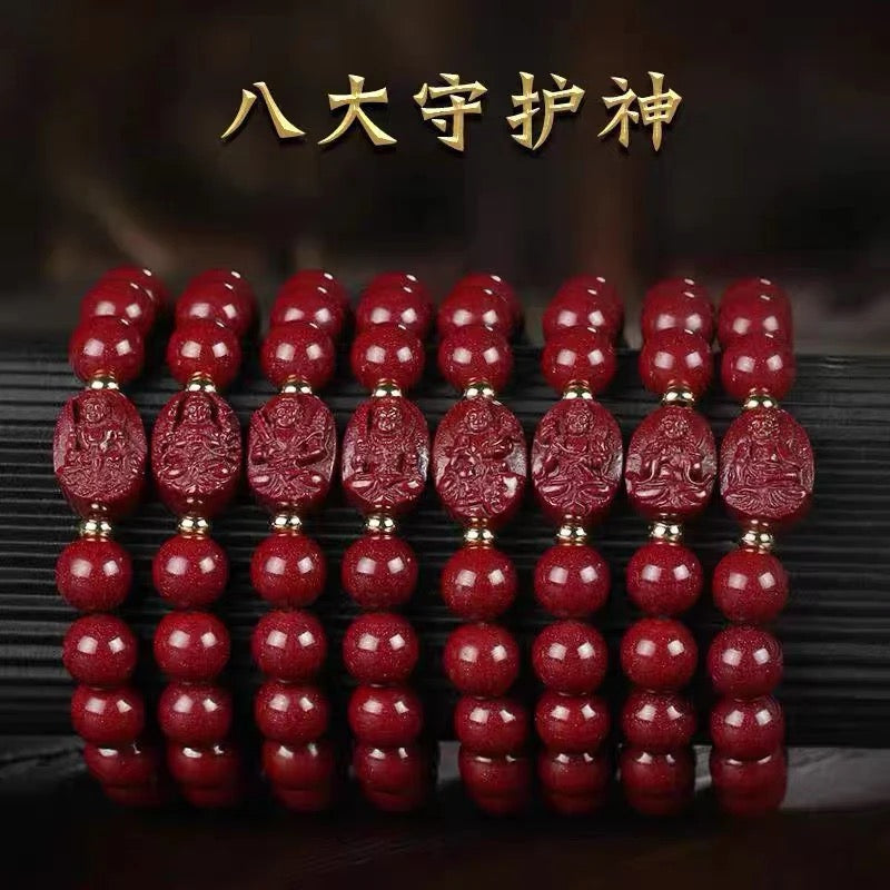 天然朱砂Natural cinnabar bracelets