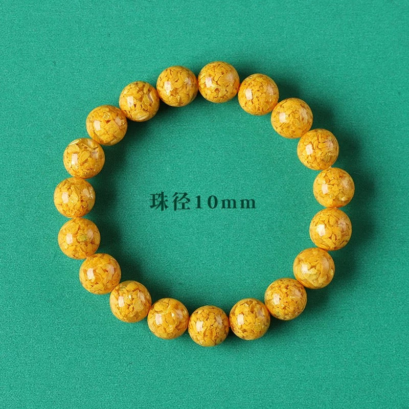 Unisex realgar bracelet, exorcising evil and ensuring safety.