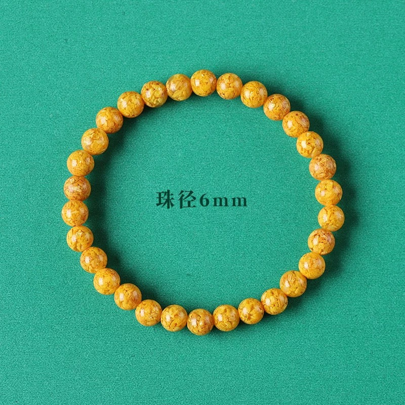 Unisex realgar bracelet, exorcising evil and ensuring safety.