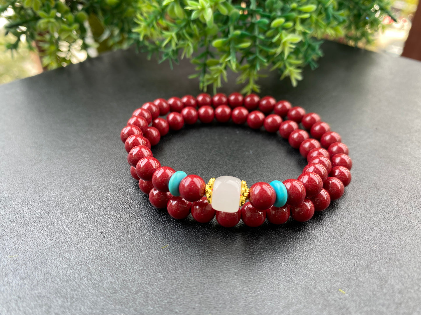 Cinnabar bracelet, worn in the year of the zodiac to ward off evil and block evil to ensure safety.