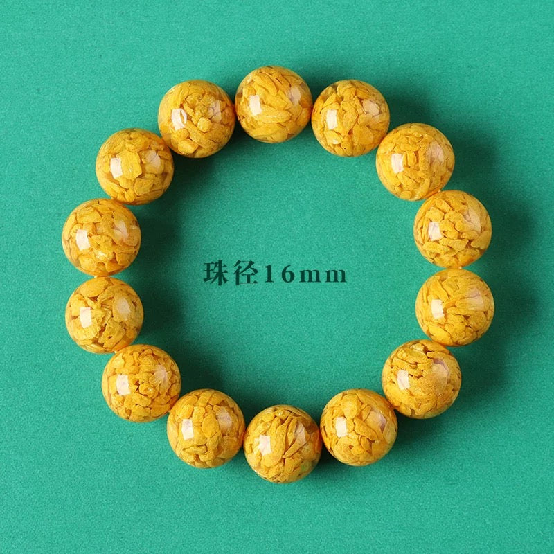 Unisex realgar bracelet, exorcising evil and ensuring safety.