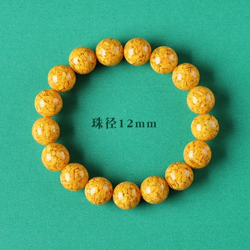 Unisex realgar bracelet, exorcising evil and ensuring safety.
