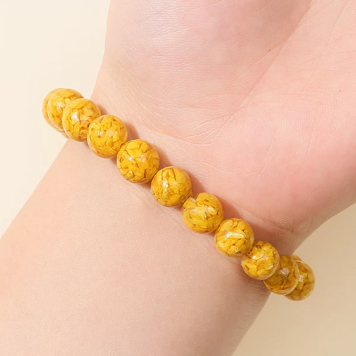 Unisex realgar bracelet, exorcising evil and ensuring safety.